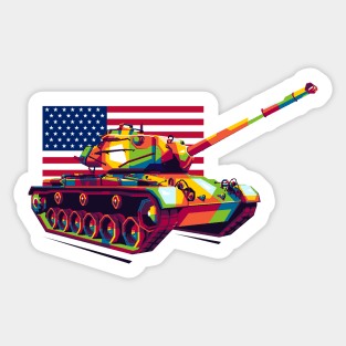 M47 Patton Tank Sticker